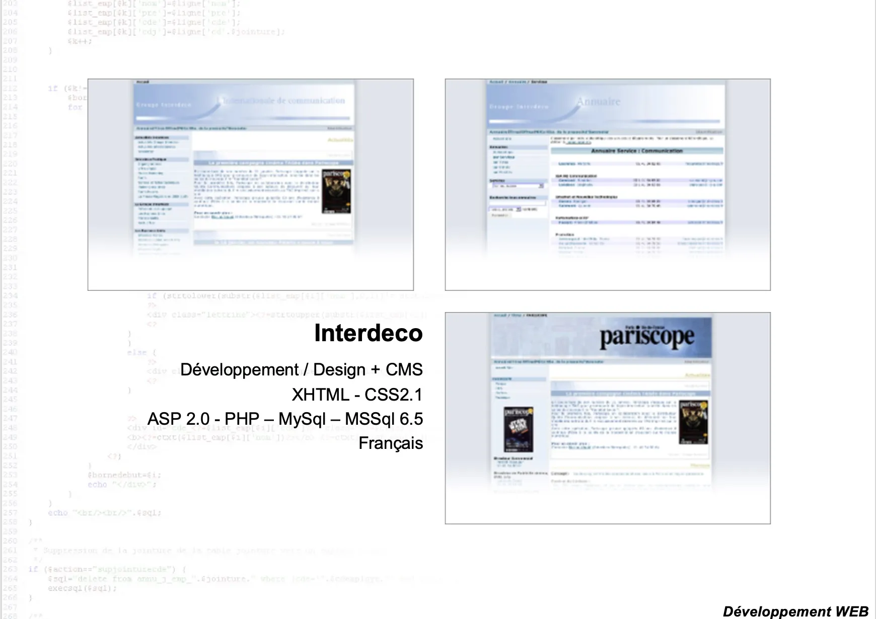 Interdeco annuaire